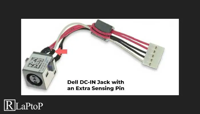 Dell DC-IN Jack With An Extra Sensing Pin