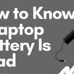 how to know if laptop battery is dead